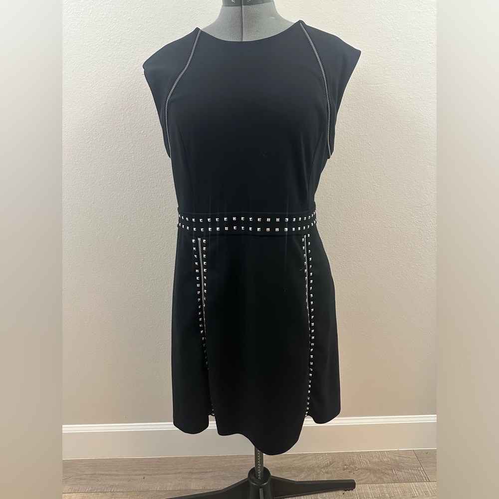 Michael Kors Black Dress with Silver Studs